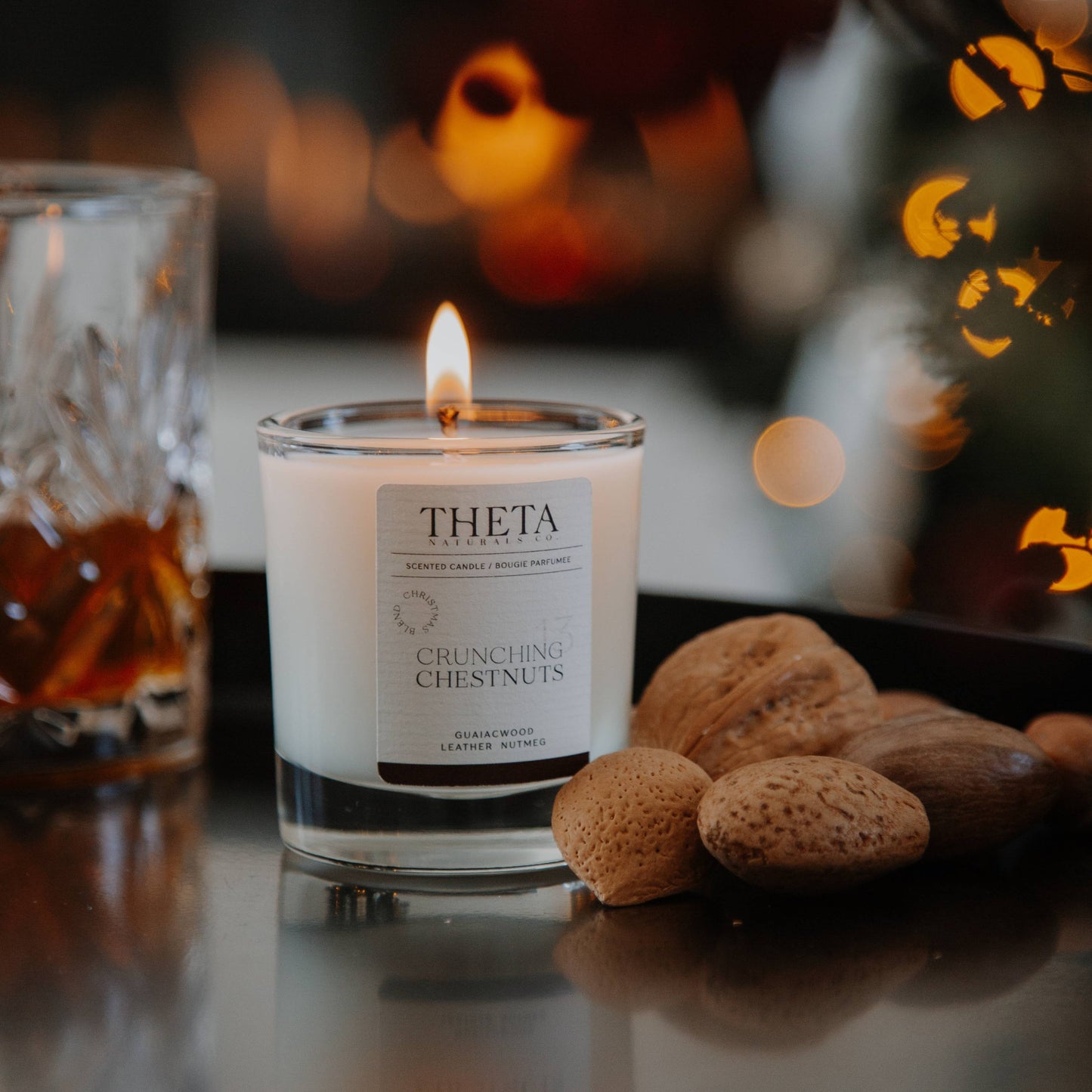 Crunching Chestnuts - Christmas Candle - Votive