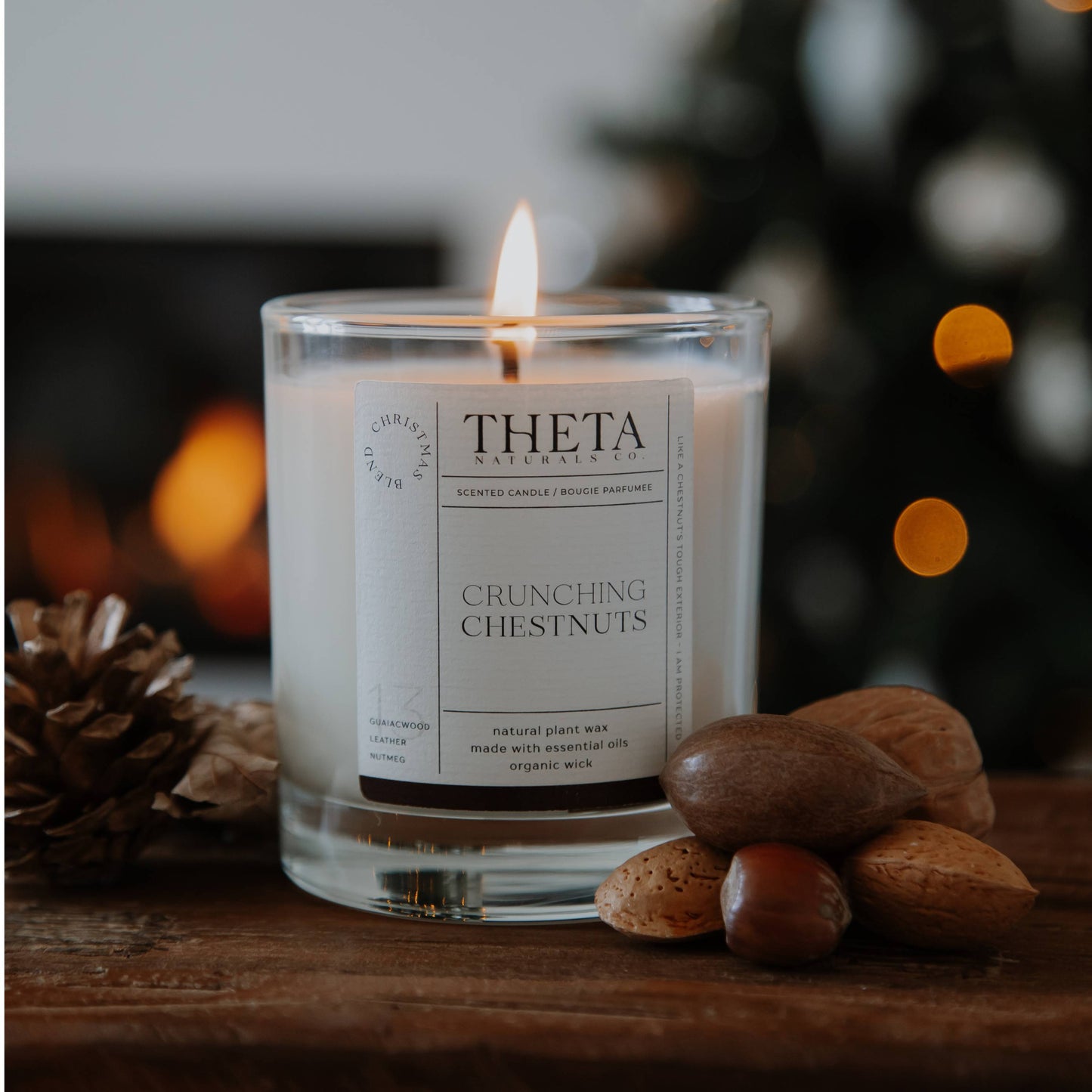Crunching Chestnuts - Christmas Candle