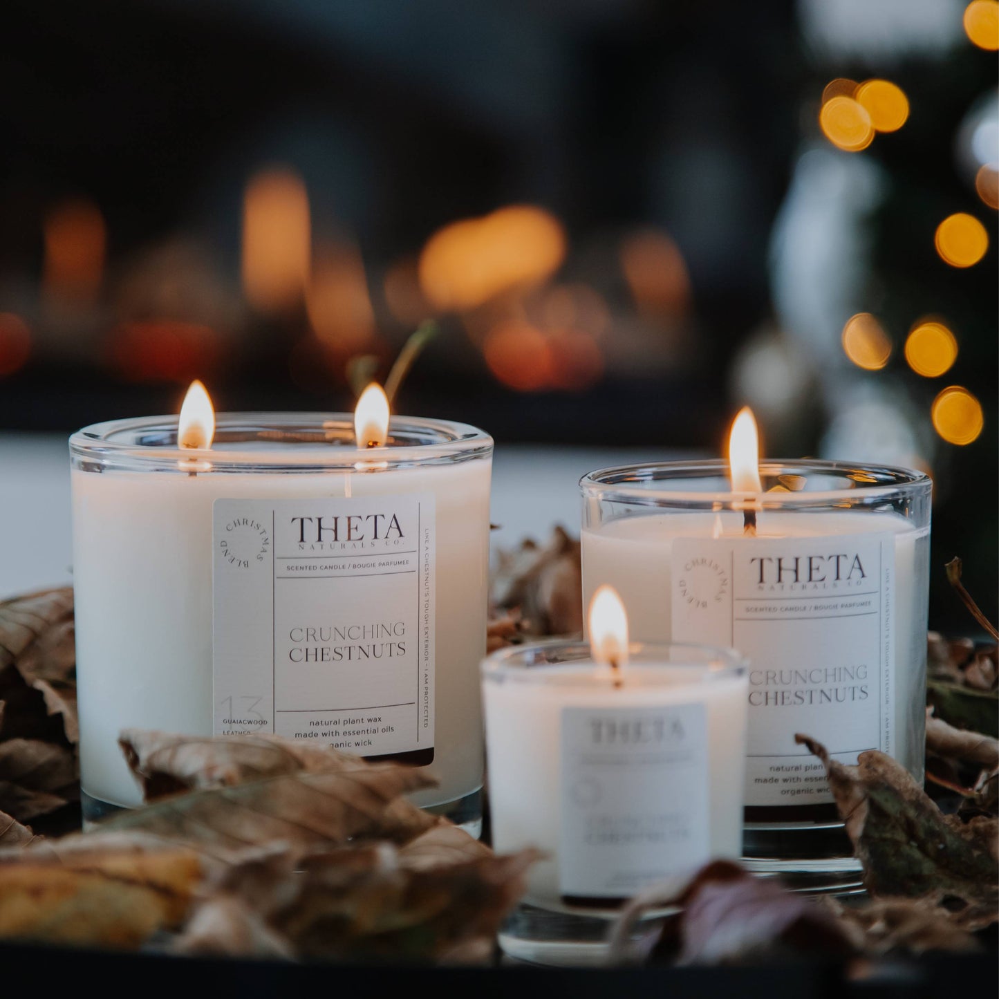 Crunching Chestnuts - Christmas Candle