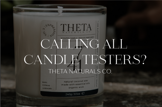 Join Our Candle Testing Community: Help Us Perfect Our Natural Aromatherapy Candles for Spring, Summer & Autumn!
