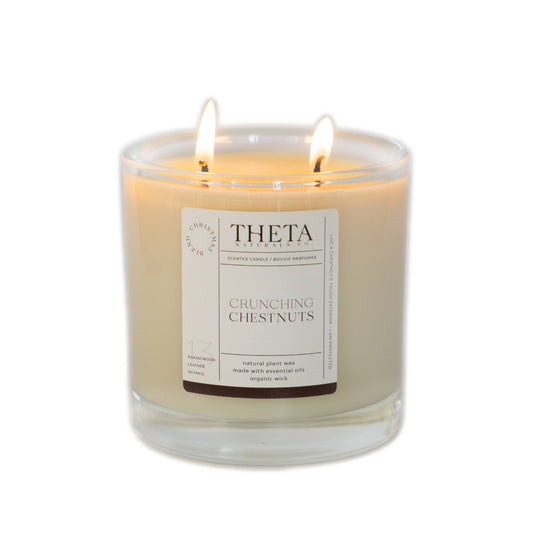 Crunching Chestnuts - Christmas Candle - 2-Wick