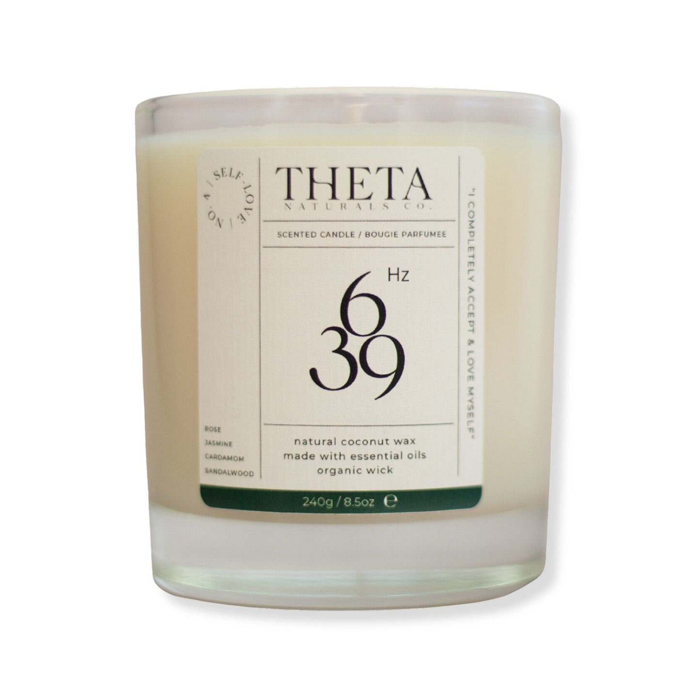 639Hz Self-Love Candle - Heart Chakra